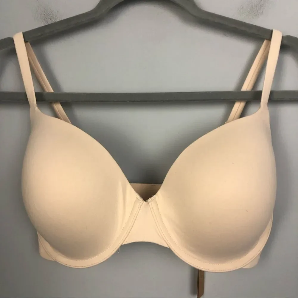 SKIMS | NEW Fits Everybody T-Shirt Bra in Sand Women’s Size 32DDD - Picture 3 of 9